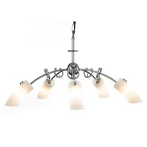 Lucia Pendant 5 Light G9 Polished Chrome