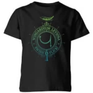 Harry Potter Wingardium Leviosa Kids T-Shirt - Black - 11-12 Years