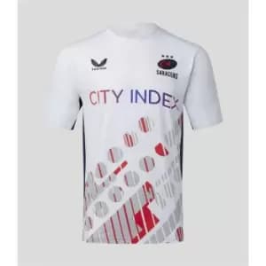 Castore Saracens Training T-Shirt - White
