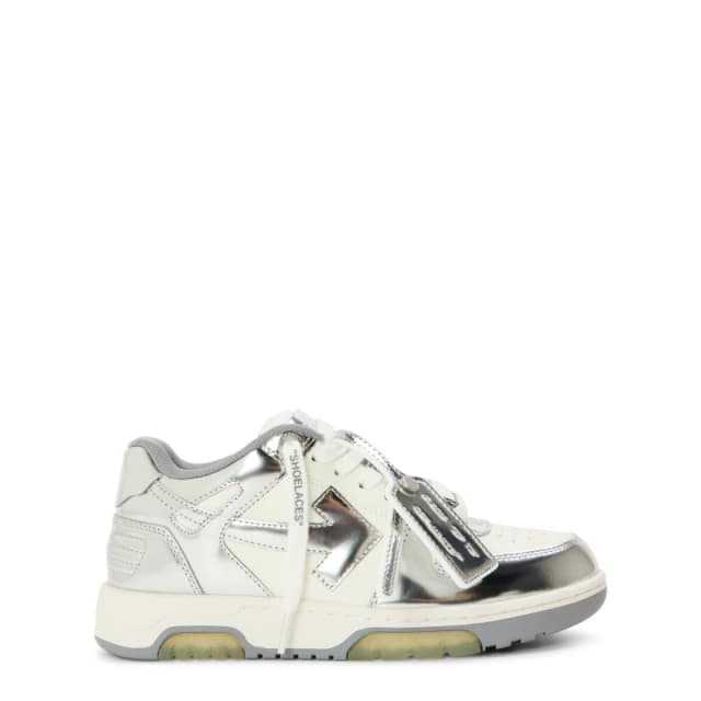 Off White Womens Outofoffice Mir Low-Top Trainers White/Silver female 3 (36)