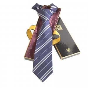 Harry Potter 100% Silk Ravenclaw Necktie in Madam Malkins Box