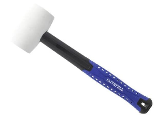 Faithfull White Fibreglass Mallet FAIRMWF16 Weight: 450g