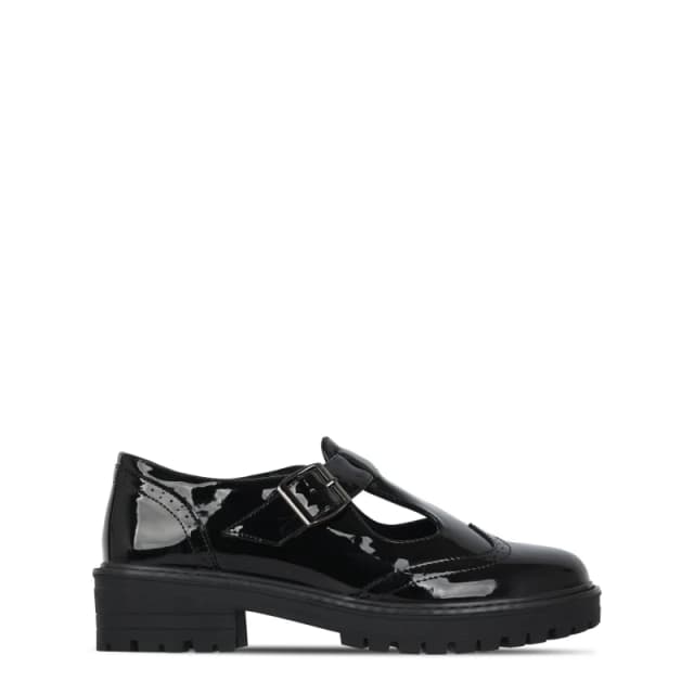 Miso Chunk T-Bar Shoes Juniors - Black 5