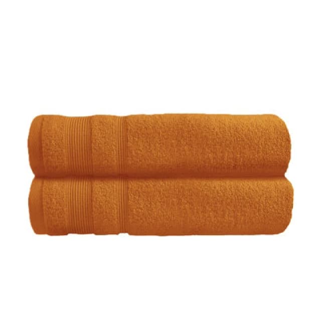 Allure Bath Fashions Zero Twist Egyptian Cotton Bath Towels Pack Of 2 - Caramel