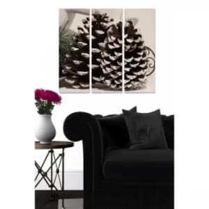 MDF3795340 Multicolor Decorative MDF Painting (3 Pieces)