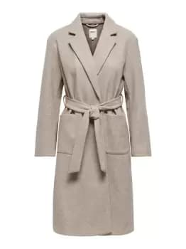 ONLY Belt Coatigan Women Beige