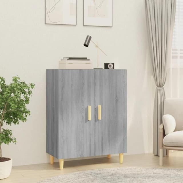 VIDAXL Sideboard Grey Sonoma 70x34x90cm Engineered Wood Vidaxl 8720286973387