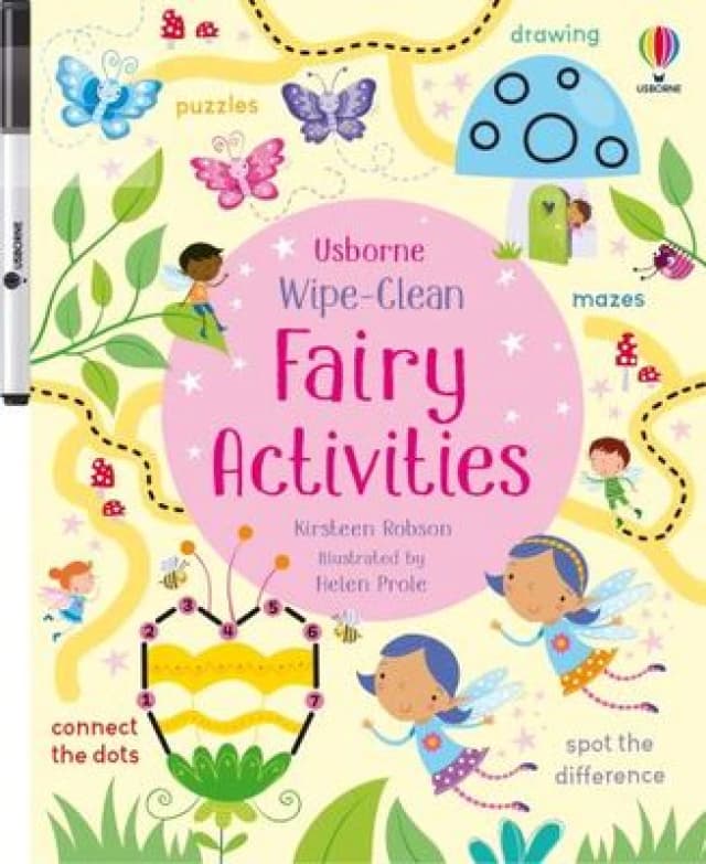 Kirsteen Robson Wipe-Clean Fairy Activities Book Multi unisex