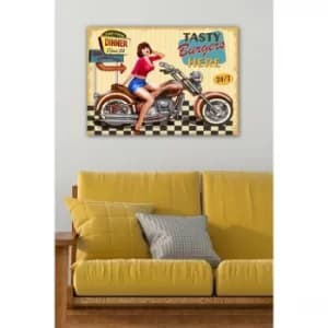 11467785503-5070 Multicolor Decorative Canvas Painting