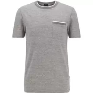 Boss Tessler Pocket T Shirt - Grey