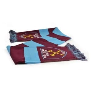West Ham Jacquard Bar Scarf