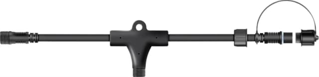 EAGLE-CON Easy-Connect T Splitter Rubber Connector IP65 - Black ELV-989922