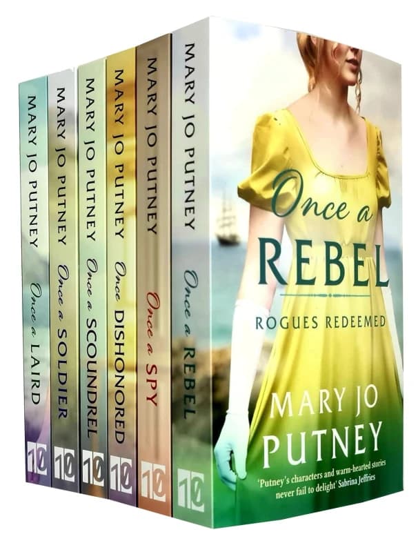 Mary Jo Putney Rogues Redeemed Collection 6 Books Set (Once a Soldier, Once a Rebel, Once a Scoundrel, Once a Spy) Mary Jo Putney Books