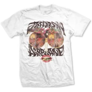 Jefferson Airplane - Lips Unisex Large T-Shirt - White