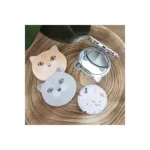 Wags and Whiskers Cat Compact Mirror