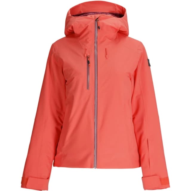 Spyder Womens Temerity Waterproof Insulated Ski Jacket Coral female 8 (XS)
