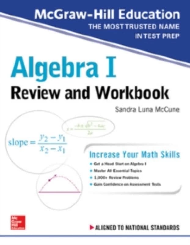 Algebra I. Review and Workbook. Paperback. By Sandra Luna McCune Books