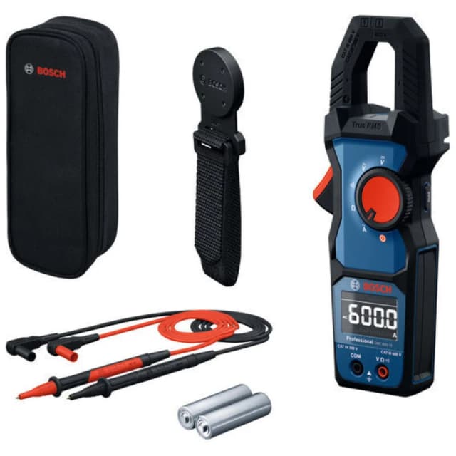 Bosch GMC 600-15 Clamp Multimeter and Magnet Hanger 0601077601