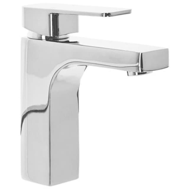 Beliani Basin Mixer Tap Irupu Brass Silver
