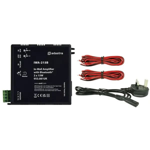 Adastra Adastra IWA215B In-wall Amplifier with Bluetooth 2 x 15W AVS-220085