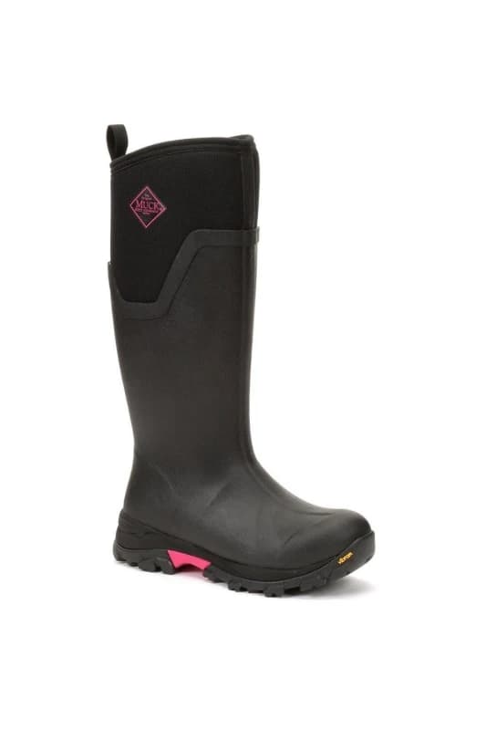 Muck Boots Womens Arctic Ice Tall Arctic Grip All Terrain Wellies Rain Boots - UK 8 Black female PS3245BHP8