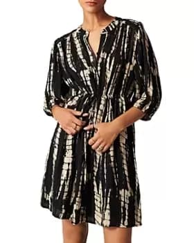 ba & sh Kenya Tie Dye Shirt Dress