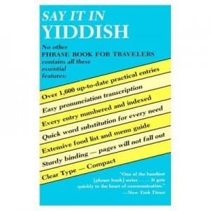 Say It in Yiddish Paperback