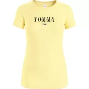 Tommy Jeans Slim Fit Logo T-Shirt - Yellow