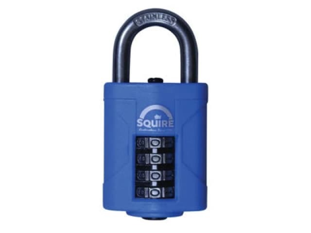 Squire Cp40Sbx Heavy-Duty Rustproof Marine Combi Padlock 38mm Boxed Hsqcp40Sbx
