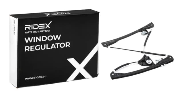 RIDEX 1561W0042 Window regulator Left Front, Operating Mode: Electric, without electric motor Window Winder (1561)