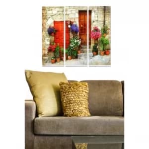 MDF262664159 Multicolor Decorative MDF Painting (3 Pieces)