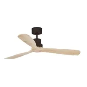Lantau Large Brown, Pine Ceiling Fan With DC Motor, 6 Speed