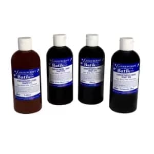 Colourcraft Liquid Batik Dye Pack of 4