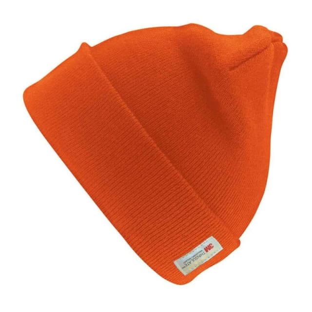 Result Result Men Woolly Thinsulate Ski Hat in Orange Orange One Size Male 5063470304585