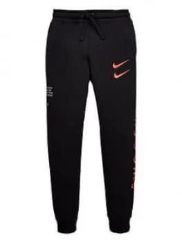Nike Older Boys Swoosh Pant, Black, Size XS, 6-8 Years