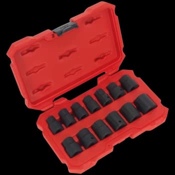 Sealey 13 Piece 1/2" Drive Imapct Socket Set 1/2"