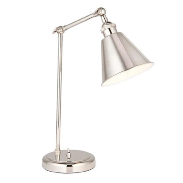 EDITE Halle Table Lamp in Bright Nickel chrome ONE SIZE
