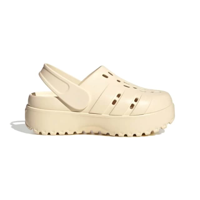 adidas ADILETTE CLOG PLATFORM womens Clogs (Shoes) in Beige