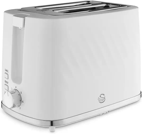 Swan Windsor ST14071WHT 2 Slice Toaster
