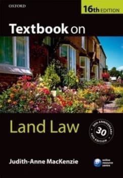 Textbook on Land Law by Judith-Anne Mackenzie Book