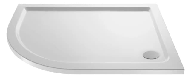 Balterley Premium Shower Tray - Left Hand Offset Quadrant - 900mm x 760mm - White White