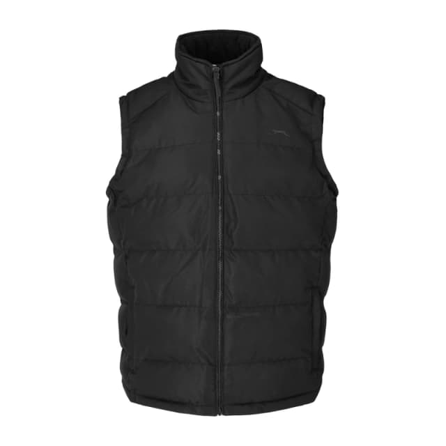 Slazenger Mens Padded Water Resistant Gilet Black 09 male XS