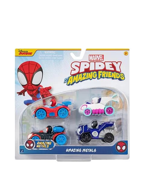 Spidey & Friends Vehicle Metals 4 Pack