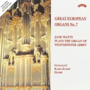 Jane Watts Plays the Organ of Westminster Abbey by Jane Watts CD Album