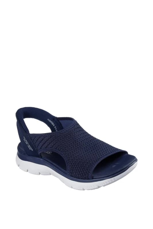 Skechers Womens Summits Sweetly Evolved Sandal in Navy Size: 3 Navy Female 3