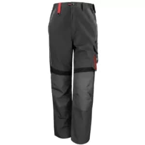 Result Mens Technical Work Trousers (Reg 32" Leg) (34a) (Grey/Black)