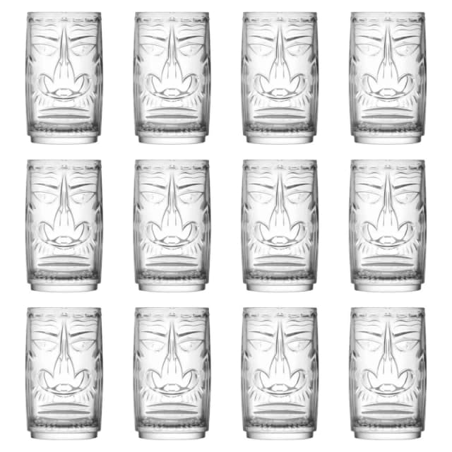 RCR Crystal Tiki Sardinia Highball Glasses - 460ml - Pack of 12 in Clear Clear Unisex