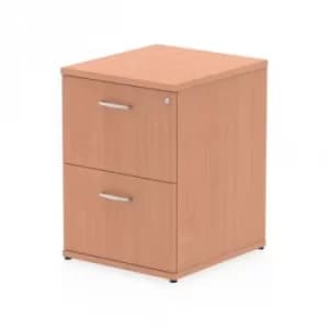 Trexus 2 Drawer Filing Cabinet 500x600x800mm Beech Ref I000072