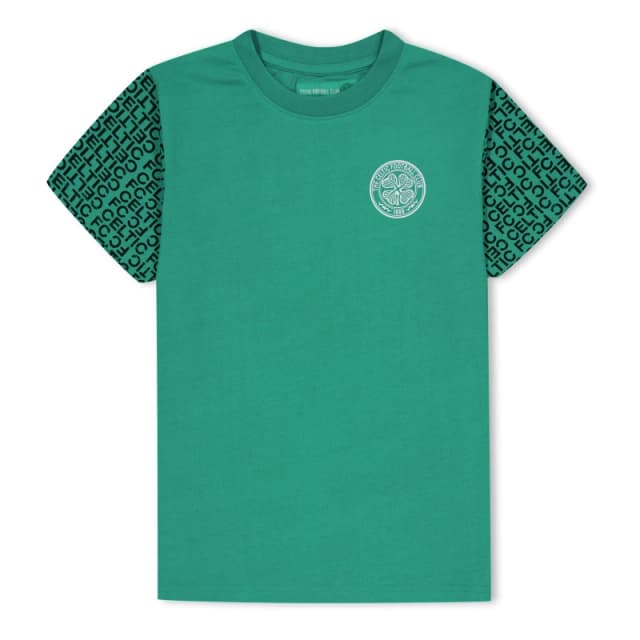 Source Lab Celtic Graphic T-Shirt Juniors - Green Green 7 - 8 Years