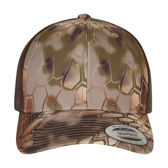 Flexfit Flexfit Men Kryptek Retro Trucker Cap in Tan Tan One Size Male 5063300292488